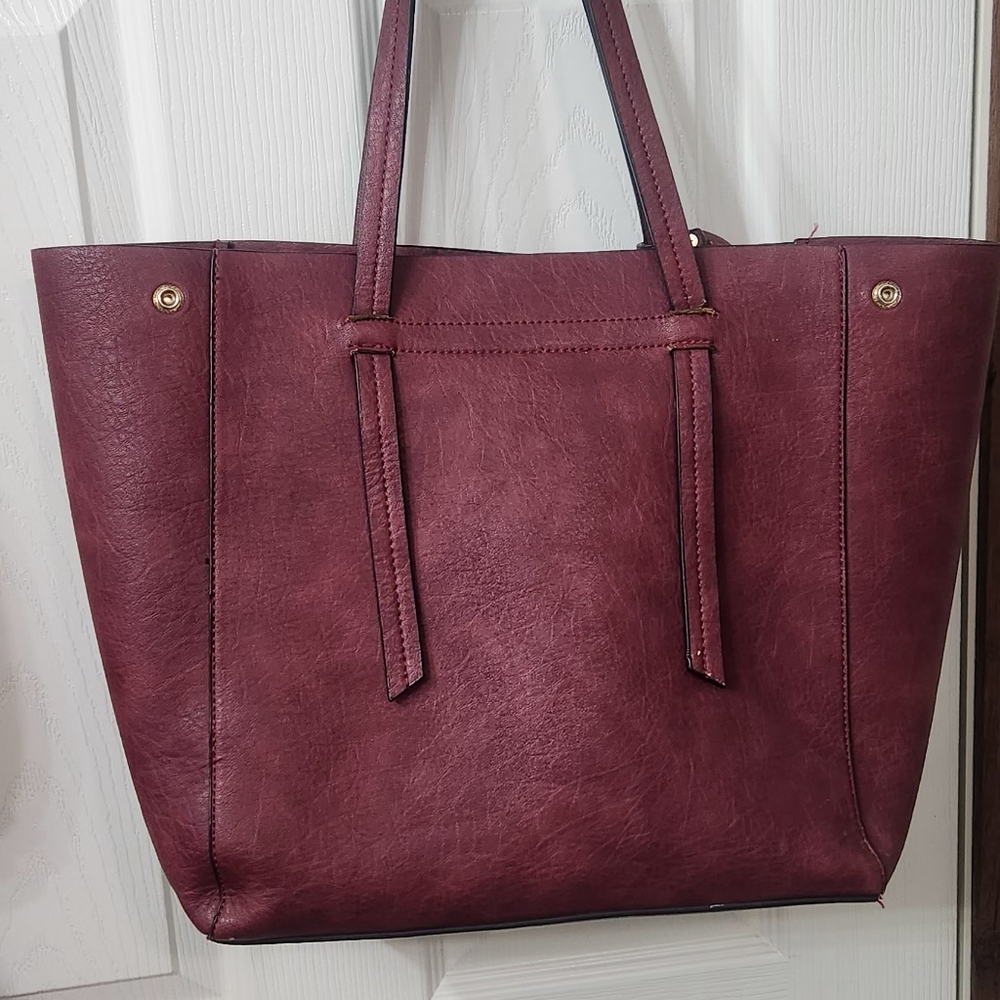Large Burgundy Purse